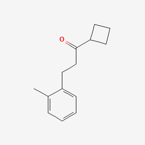 Cyclobutyl 2-(2-methylphenyl)ethyl ketone