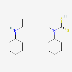 Cyclohexylethyldithiocarbamic acid N-cyclohexylethyl ammonium salt