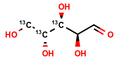 D-[3,4,5-13C3]arabinose