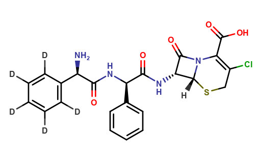 D-Phenylglycyl Cefaclor-d5