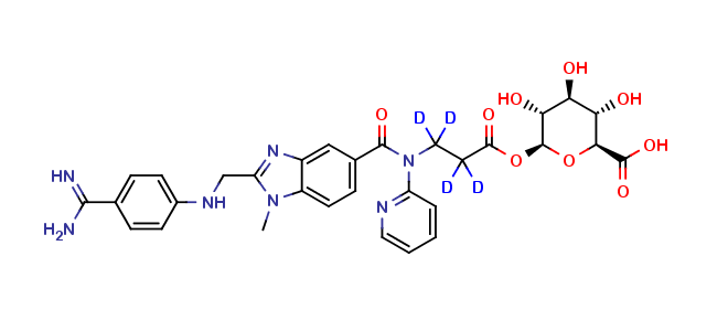 Dabigatran β-Acyl Glucuronide D4