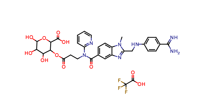 Dabigatran Acyl-O4-D-Glucuronide Trifluoroacetic Acid Salt