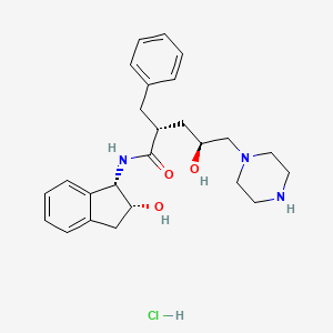 Des(3-pyridylmethyl tert-Butylaminocarbonyl) Indinavir Hydrochloride