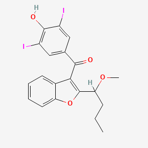 Des-O-[2-(diethylamino)ethyl]-1-methoxy Amiodarone