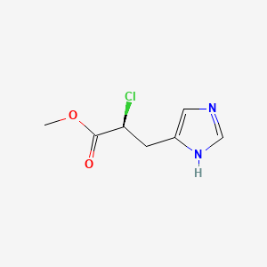 Desamino (aS)-Chloro Histidine Methyl Ester