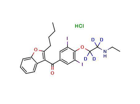Desethyl Amiodarone-d4 Hydrochloride