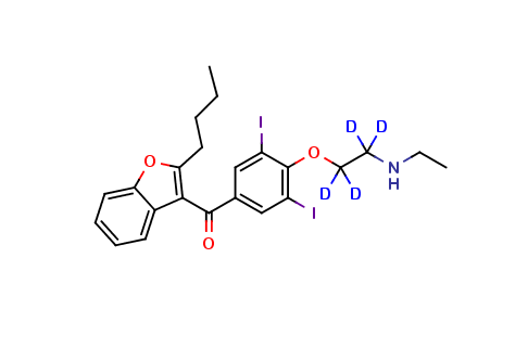 Desethyl Amiodarone-d4