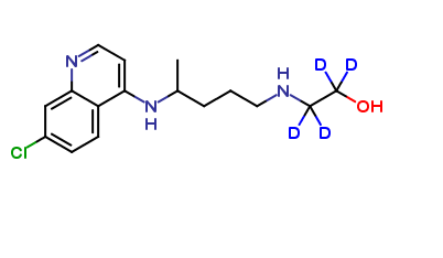 Desethyl hydroxychloroquine-d4