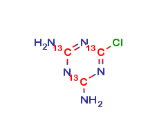 Desethyldesisopropyl Atrazine 13C3