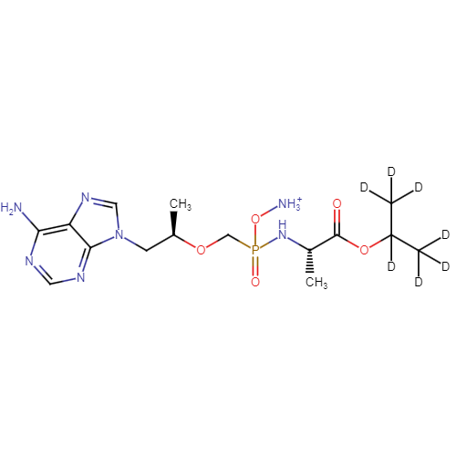 Desphenyl Tenofovir Alafenamide-d7 Ammonium Salt