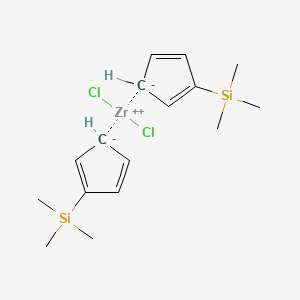 Dichloro-bis[1-(trimethylsilyl)-2,4-cyclopentadien-1-yl]zirconium