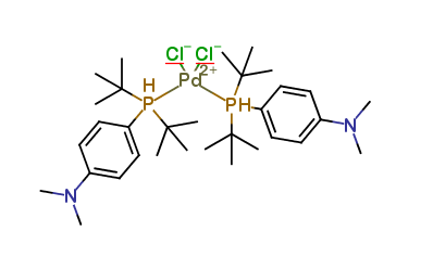 Dichlorobis[di-tert-butyl(4-dimethylaminophenyl)phosphino] palladium(II)