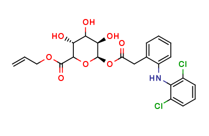 Diclofenac Acyl-β-D-glucuronide Allyl Ester
