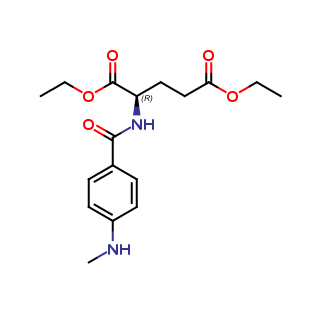Diethyl n-[4-(methylamino)benzoyl]-d-glutamate