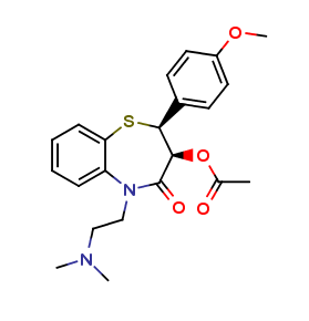 Diltiazem EP Impurity C Hydrochloride (O-Desmethyl Diltiazem Hydrochloride)