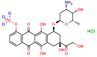 Doxorubicin 13CD3 Hydrochloride