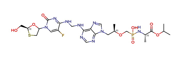 Emtricitabine+Des-Phenol Tenofovir Alfenamide Mixed Dimer