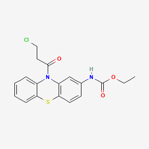 Ethyl [10-(3-chloropropanoyl)-10H-phenothiazin-2-yl]carbamate