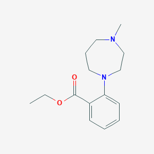 Ethyl 2-(4-methyl-1,4-diazepan-1-yl)benzoate