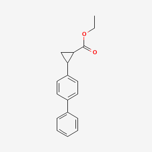 Ethyl 2-(4-phenylphenyl)cyclopropane-1-carboxylate