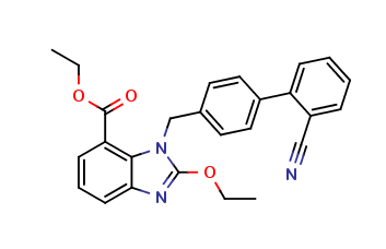 Ethyl 2-ethoxy-1-[(2-cyanobiphenyl-4-yl)methyl]-1H-benzimidazole-7-carboxylate