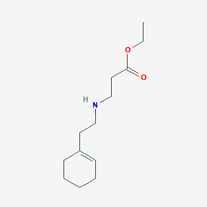Ethyl 3-{[2-(1-cyclohexen-1-yl)ethyl]-amino}propanoate
