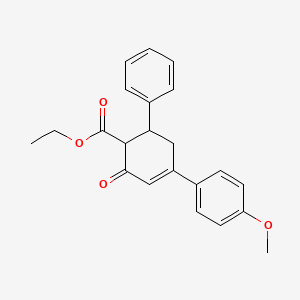 Ethyl 4-(4-methoxyphenyl)-2-oxo-6-phenyl-3-cyclohexene-1-carboxylate
