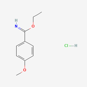 Ethyl 4-methoxybenzenecarboximidate hydrochloride