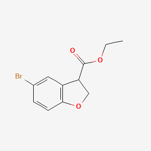 Ethyl 5-bromo-2,3-dihydrobenzofuran-3-carboxylate