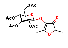 Furaneol ß-D-glucopyranoside Tetraacetate