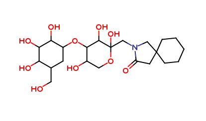 Gabapentin impurity unk-1 in pyranose