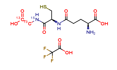 Glutathione (glycine-13C2,15N) Trifluoroacetate