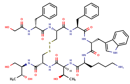 Glycolyl-Phenylalanyl Octreotide