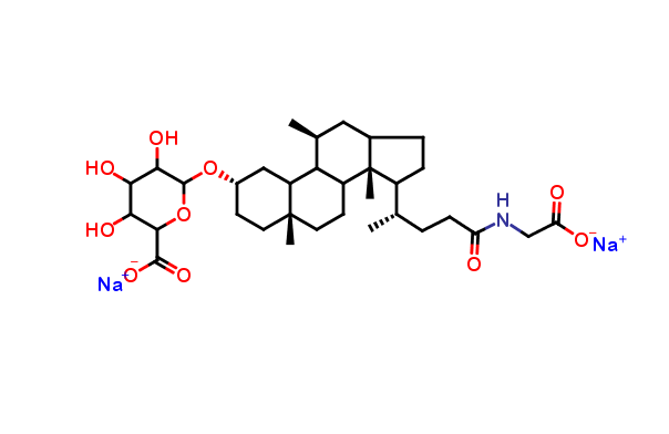 Glycoursodeoxycholic Acid-3-O-β-glucuronide Disodium Salt