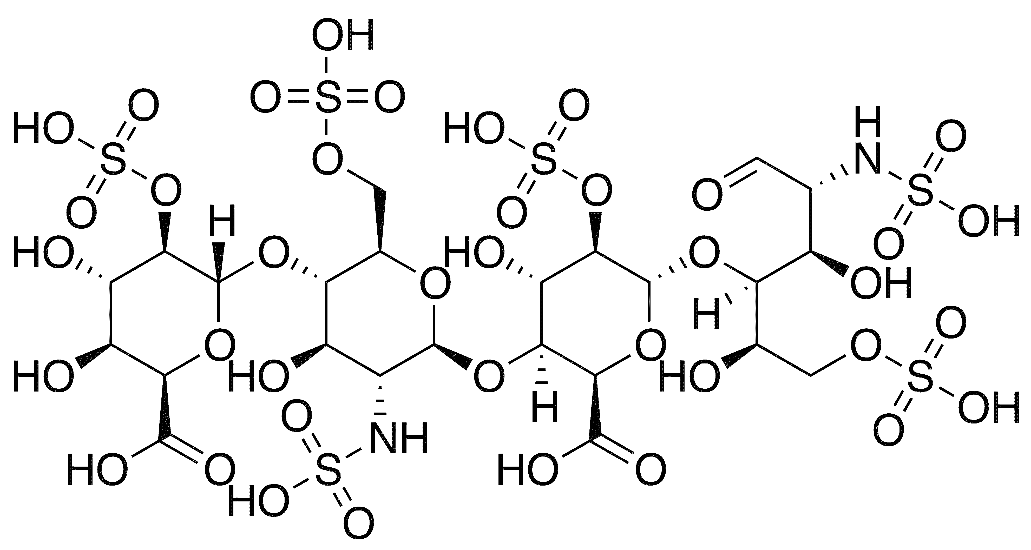 Heparin derived Tetrasaccharide