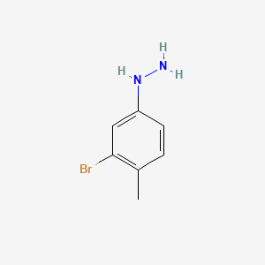 Hydrazine, (3-bromo-4-methylphenyl)-