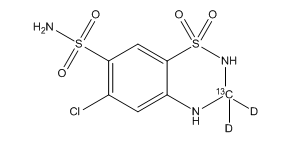 Hydrochlorothiazide 13C D2