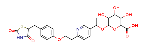 Hydroxy Pioglitazone (M-IV)-β-D-Glucuronide