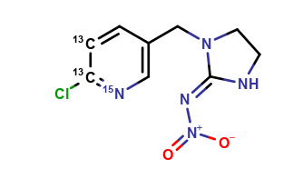 Imidacloprid-13C2,15N