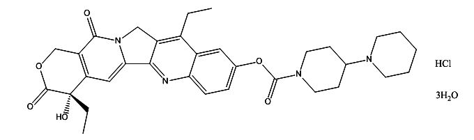 Irinotican Hydrochloride Trihydrate