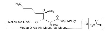 Iso Cyclosporin H Trifluoroacetic Acid Salt (>75% by HPLC)