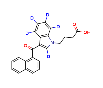 JWH-073 (Indole-d5) Butanoic Acid
