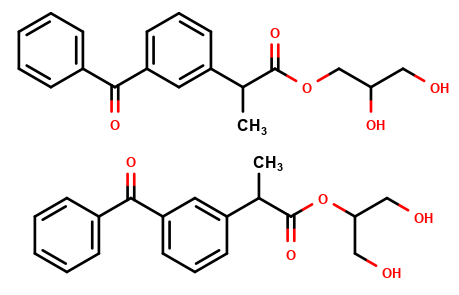 Ketoprofen 1,2,3-Propanetriol Ester (Mixture of Isomers)