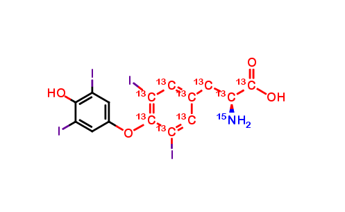 Levothyroxine-13C9-15N
