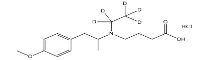Mebeverine acid-d5 Hydrochloride