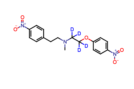 Methyl-(4-nitrophenylethyl)-4-(nitrophenoxyethyl)amine-d4