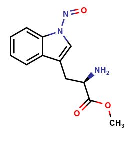 Methyl 1-nitroso-D-tryptophanate