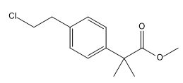 Methyl 2-(4-(2-chloroethyl)phenyl)-2-methylpropanoate