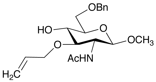 Methyl 2-(Acetylamino)-2-deoxy-6-O-benzyl-3-O-2-propen-1-yl-β-D-glucopyranoside