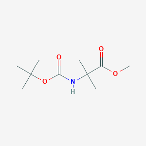 Methyl 2-(tert-butoxycarbonylamino)-2-methylpropanoate